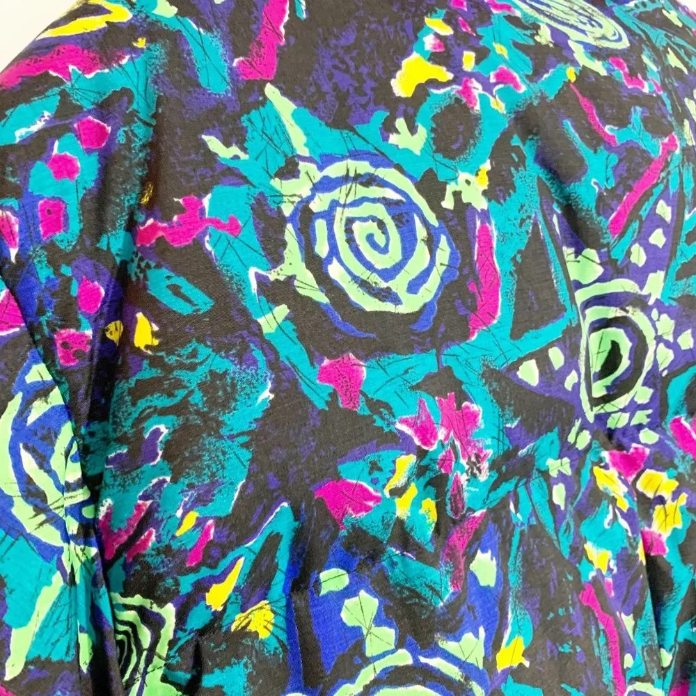 Obermeyer Kids Puffer Jacket - Teal, Purple, Pink, Neon Yellow Accents